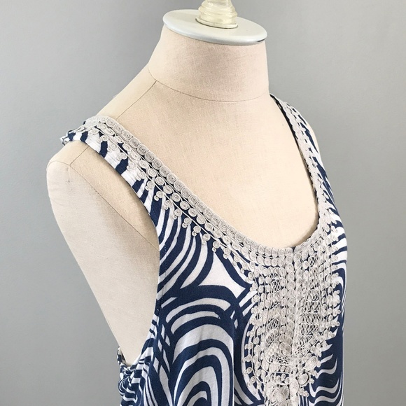 Anthropologie Vanessa Virginia Coriolis Tank Top Large - Picture 4 of 7